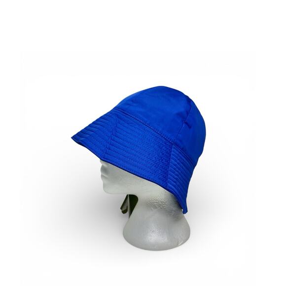 NWT Gucci Brella Cloche Size L 58cm Nylon Bucket Hat Blue Gold GG Marmont $599 main image 5